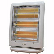 電気暖房 遠赤外線ヒーター 900W 転倒時スイッチOFF 首振り機能付 DEH-A903-WH