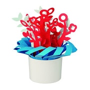 ペーパー加湿器 Spring flower(スプリングフラワー) レッド LA-EC37(RD)