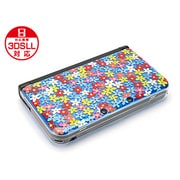 3DLDCC02 [3DS LL用 プラスパレット デザインカバー フラワースタイル キュートポップ]