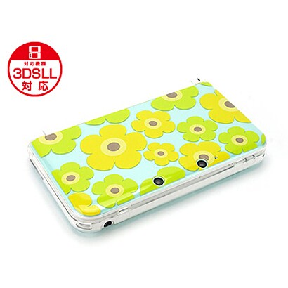 3DLDCC03 [3DS LL用 プラスパレット デザインカバー フラワースタイル オリエンタル]
