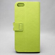 MINIOPAL CASE 84654 [iPhone5用 手帳タイプ グリーン カード挿入可左右開閉スタンド可]