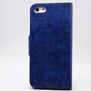 MINIOPAL CASE 84500 [iPhone5用 手帳タイプ ブルー 左右開閉型カード挿入可スタンド可]