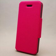 MINIOPAL CASE 84586 [iPhone5用 手帳タイプ ピンク 左右開閉スタンド可ストラップ穴付き]