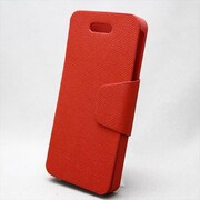 MINIOPAL CASE 81196 [iPhone5用 手帳タイプ レッドオレンジ 左右開閉スタンド可]
