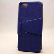 MINIOPAL CASE 81219 [iPhone5用 手帳タイプ ブルー 左右開閉スタンド可]