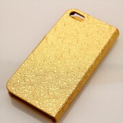MINIOPAL CASE 81189 [iPhone5用 和調・寿シリーズ ゴールド 左右開閉型ケーススタンド可]