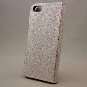 MINIOPAL CASE 84722 [iPhone5用 和調・寿シリーズ シルバー 左右開閉型]
