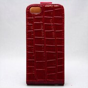 MINIOPAL CASE 84685 [iPhone5用 手帳タイプ ブラウン クロコダイル柄上下開閉型]