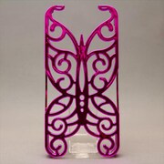 MINIOPAL CASE 80915 [iPhone5用 ザ・バタフライシリーズ パープル 蝶タイプ]