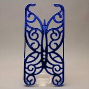 MINIOPAL CASE 80939 [iPhone5用 ザ・バタフライシリーズ ブルー 蝶タイプ]