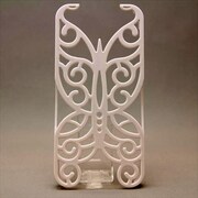 MINIOPAL CASE 80960 [iPhone5用 ザ・バタフライシリーズ ホワイト 蝶タイプ]