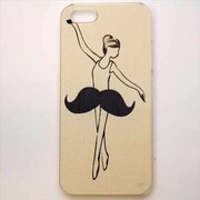MINIOPAL CASE 10124 [iPhone5用 背面カバータイプ PR バレリーナプリント]