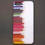 MINIOPAL CASE 10216 [iPhone5用 背面カバータイプ PR カラフル色鉛筆プリント]