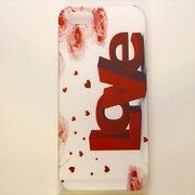 MINIOPAL CASE 00323 [iPhone5用 背面カバータイプ PR LOVEプリント]