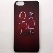 MINIOPAL CASE 10353 [iPhone5用 背面カバータイプ PR ハートプリント]
