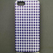 MINIOPAL CASE 10407 [iPhone5用 背面カバータイプ PR チェック柄プリント格子柄]