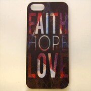 MINIOPAL CASE 10421 [iPhone5用 背面カバータイプ PR LOVE　英字プリント]