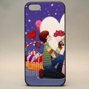 MINIOPAL CASE 00439 [iPhone5用 背面カバータイプ PR プリントハート女の子]