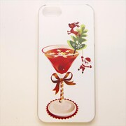 MINIOPAL CASE 10513 [iPhone5用 背面カバータイプ PR プリントサンタクロースクリスマス]