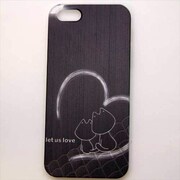 MINIOPAL CASE 00552 [iPhone5用 背面カバータイプ PR ハートプリントネコ]