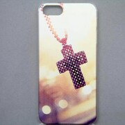 MINIOPAL CASE 10582 [iPhone5用 背面カバータイプ PR 十字架プリント]