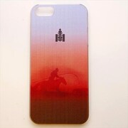 MINIOPAL CASE 00613 [iPhone5用 背面カバータイプ PR 馬プリント夕焼け]