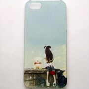 MINIOPAL CASE 10643 [iPhone5用 背面カバータイプ PR プリントクマ女の子]