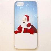 MINIOPAL CASE 10711 [iPhone5用 背面カバータイプ PR プリントクリスマスサンタクロース]