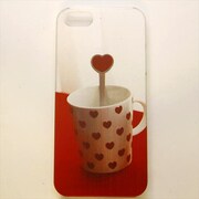 MINIOPAL CASE 00774 [iPhone5用 背面カバータイプ PR ハートプリント]
