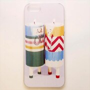 MINIOPAL CASE 10872 [iPhone5用 背面カバータイプ PR キャンドルプリント]