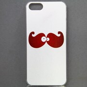 MINIOPAL CASE 10988 [iPhone5用 背面カバータイプ PR プリント髭（ひげ）デザイン]
