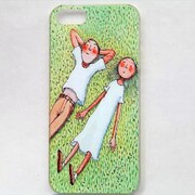 MINIOPAL CASE 11015 [iPhone5用 背面カバータイプ PR プリントLOVE女の子]