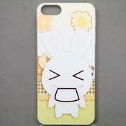 MINIOPAL CASE 11084 [iPhone5用 背面カバータイプ PR アニマルプリントウサギ]