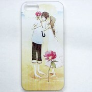 MINIOPAL CASE 11114 [iPhone5用 背面カバータイプ PR プリント花LOVE]