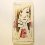 MINIOPAL CASE 11169 [iPhone5用 背面カバータイプ PR 女の子プリント]
