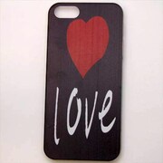 MINIOPAL CASE 01177 [iPhone5用 背面カバータイプ PR プリントハート英字]