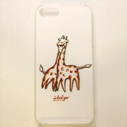 MINIOPAL CASE 11190 [iPhone5用 背面カバータイプ PR アニマルプリントキリン]