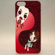 MINIOPAL CASE 01337 [iPhone5用 背面カバータイプ PR プリント女の子歯]