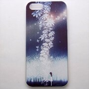 MINIOPAL CASE 11411 [iPhone5用 背面カバータイプ PR プリント女の子花]