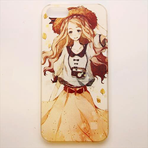 MINIOPAL CASE 01412 [iPhone5用 背面カバータイプ PR プリント女の子]