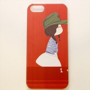 MINIOPAL CASE 11466 [iPhone5用 背面カバータイプ PR プリント女の子]