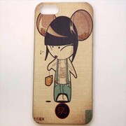 MINIOPAL CASE 01481 [iPhone5用 背面カバータイプ PR プリント干支ネズミ]