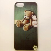 MINIOPAL CASE 11510 [iPhone5用 背面カバータイプ PR アニマルプリントクマ]