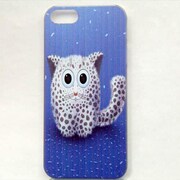 MINIOPAL CASE 11534 [iPhone5用 背面カバータイプ PR アニマルプリントネコ]