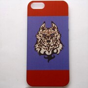 MINIOPAL CASE 01610 [iPhone5用 背面カバータイプ PR アニマルプリントオオカミ]