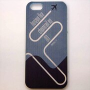 MINIOPAL CASE 11626 [iPhone5用 背面カバータイプ PR プリント英字飛行機]