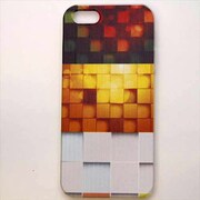 MINIOPAL CASE 11770 [iPhone5用 背面カバータイプ PR プリント幾何学模様チェック柄]