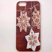 MINIOPAL CASE 11787 [iPhone5用 背面カバータイプ PR プリントクリスマスツリー雪]