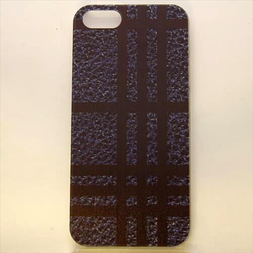 MINIOPAL CASE 01856 [iPhone5用 背面カバータイプ PR プリントチェック柄]