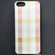 MINIOPAL CASE 11886 [iPhone5用 背面カバータイプ PR プリントチェック柄]